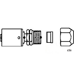 FITTING STRAIGHT COMP. — Part #EAP-178308