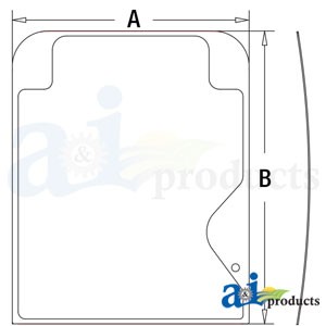 GLASS UPPER — Part #EAP-178430