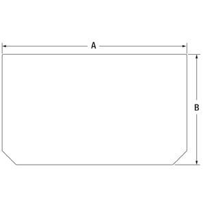 WINDSHIELD GLASS FRONT — Part #EAP-178461