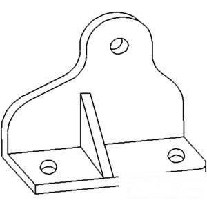 STABILIZER BRACKET LH — Part #EAP-179098
