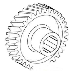 SECTOR ST. WORM GEAR — Part #EAP-179860
