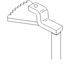 SHAFT RH BRAKE PEDAL — Part #EAP-180711