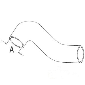 RADIATOR HOSE BOTTOM — Part #EAP-180872