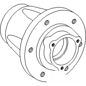 HUB FRONT WHEEL — Part #EAP-180911