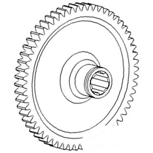 GEAR IND. PTO DRIVEN — Part #EAP-181299