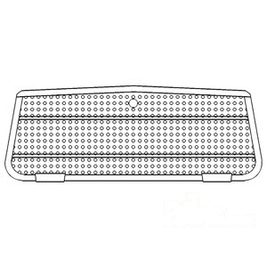 GRILLE SCREEN UPPER — Part #EAP-181418
