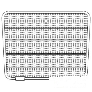 LOWER GRILLE ASSY — Part #EAP-181556