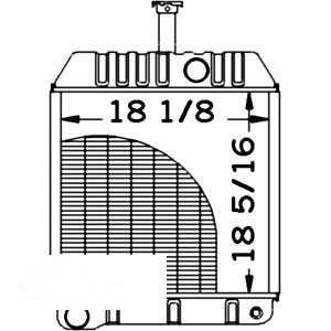 RADIATOR (4-11/16" NECK) — Part #EAP-181658