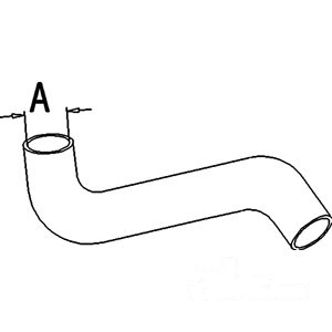 UPPER RADIATOR HOSE — Part #EAP-181676