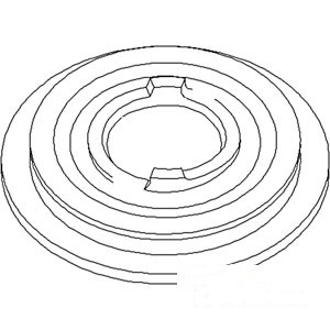 PULLEY POWER STEERING — Part #EAP-182010