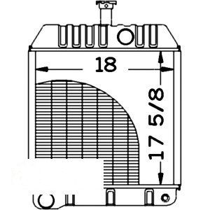 RADIATOR (3-29/64" NECK) — Part #EAP-182522