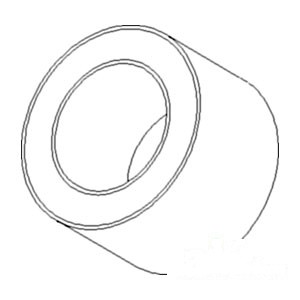 SPACER 1" (2 PACK) — Part #EAP-183873