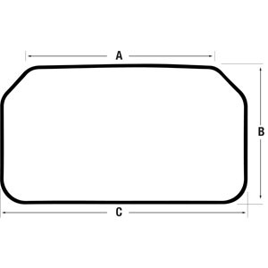GLASS REAR WINDOW — Part #EAP-184213