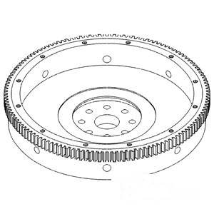 FLYWHEEL W/ RING GEAR — Part #EAP-184227