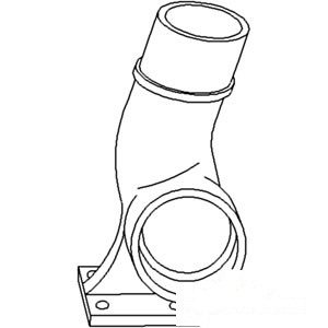 ELBOW EXHAUST — Part #EAP-184292