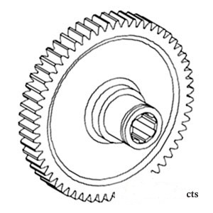 IND. PTO GEAR (DRIVEN) — Part #EAP-184523