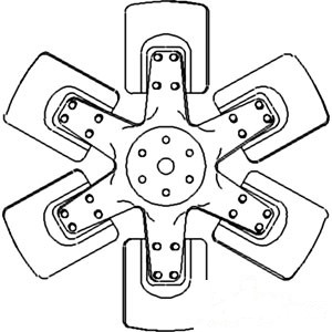 FAN 6 BLADE — Part #EAP-184631