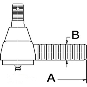 TIE ROD END (RH) — Part #EAP-185161