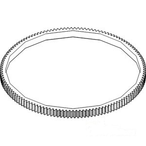 RING GEAR FLYWHEEL — Part #EAP-185166