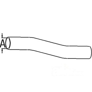 RADIATOR HOSE UPPER — Part #EAP-185393