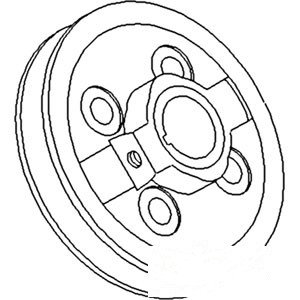 PULLEY CRANKSHAFT — Part #EAP-185410