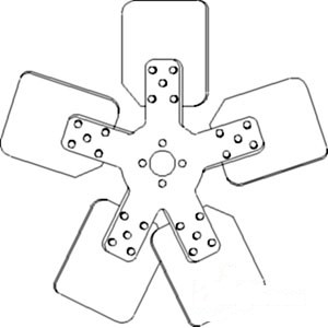 FAN 5 BLADE — Part #EAP-185438