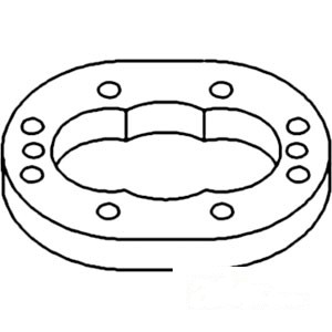 GEAR PLATE HYD. PUMP — Part #EAP-185552