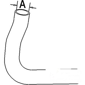 RADIATOR HOSE UPPER — Part #EAP-185617