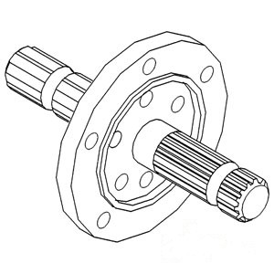DUAL PTO SHAFT — Part #EAP-185619