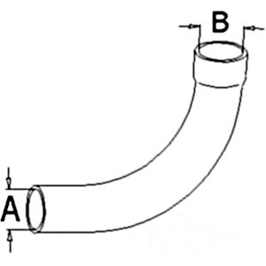 RADIATOR HOSE UPPER — Part #EAP-185635