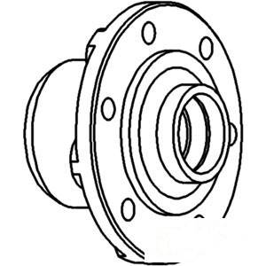 HUB FRONT WHEEL — Part #EAP-185643