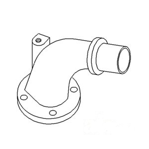 ELBOW EXHAUST — Part #EAP-185670