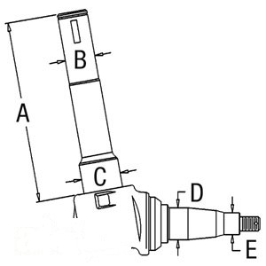 SPINDLE RH — Part #EAP-185672