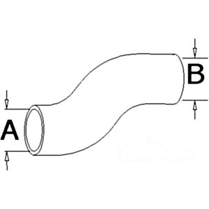 RADIATOR HOSE LOWER — Part #EAP-185691