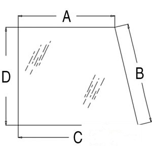 GLASS SIDE REAR WINDOW — Part #EAP-185926