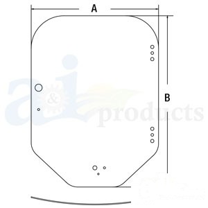 GLASS FRONT — Part #EAP-186395