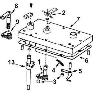 SHAFT WITH DUCKFOOT — Part #EAP-186739