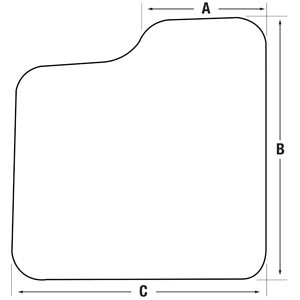 GLASS LOWER DOOR — Part #EAP-186764