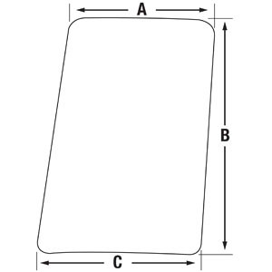 GLASS UPPER DOOR — Part #EAP-186765