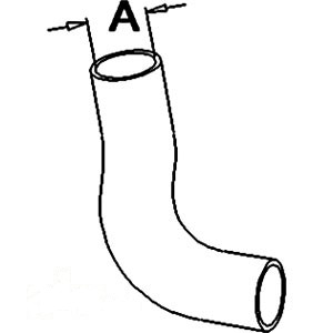 RADIATOR HOSE UPPER — Part #EAP-186910