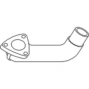 ELBOW EXHAUST — Part #EAP-186938