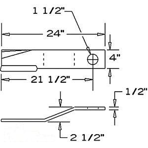 BLADE ROTARY CUTTER CCW — Part #EAP-188623