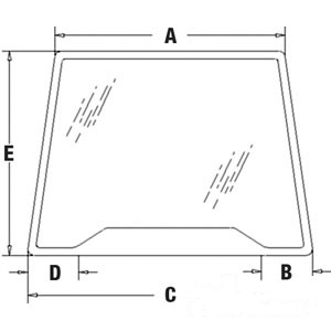 GLASS FRONT — Part #EAP-190816