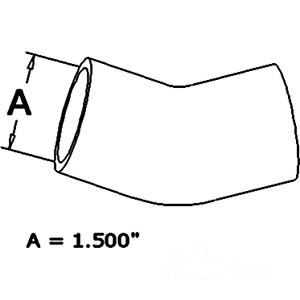 UPPER RADIATOR HOSE — Part #EAP-191184