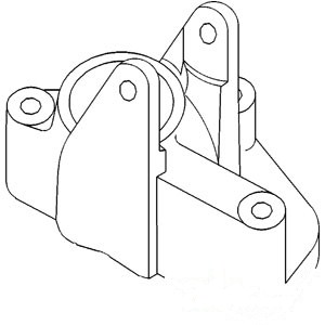 BRAKE HOUSING RH — Part #EAP-192679