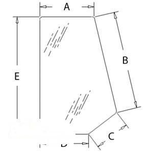 GLASS LH/RH SIDE REAR — Part #EAP-192893