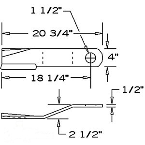 BLADE ROTARY CUTTER CCW — Part #EAP-193403