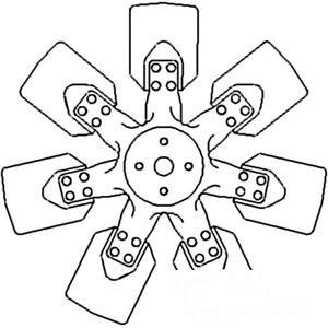 FAN 7 BLADE — Part #EAP-193514