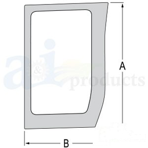 GLASS; LOWER FRONT RH — Part #EAP-193693