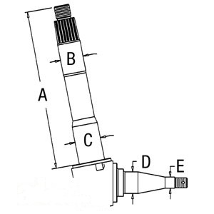 SPINDLE (RH/LH) — Part #EAP-193719